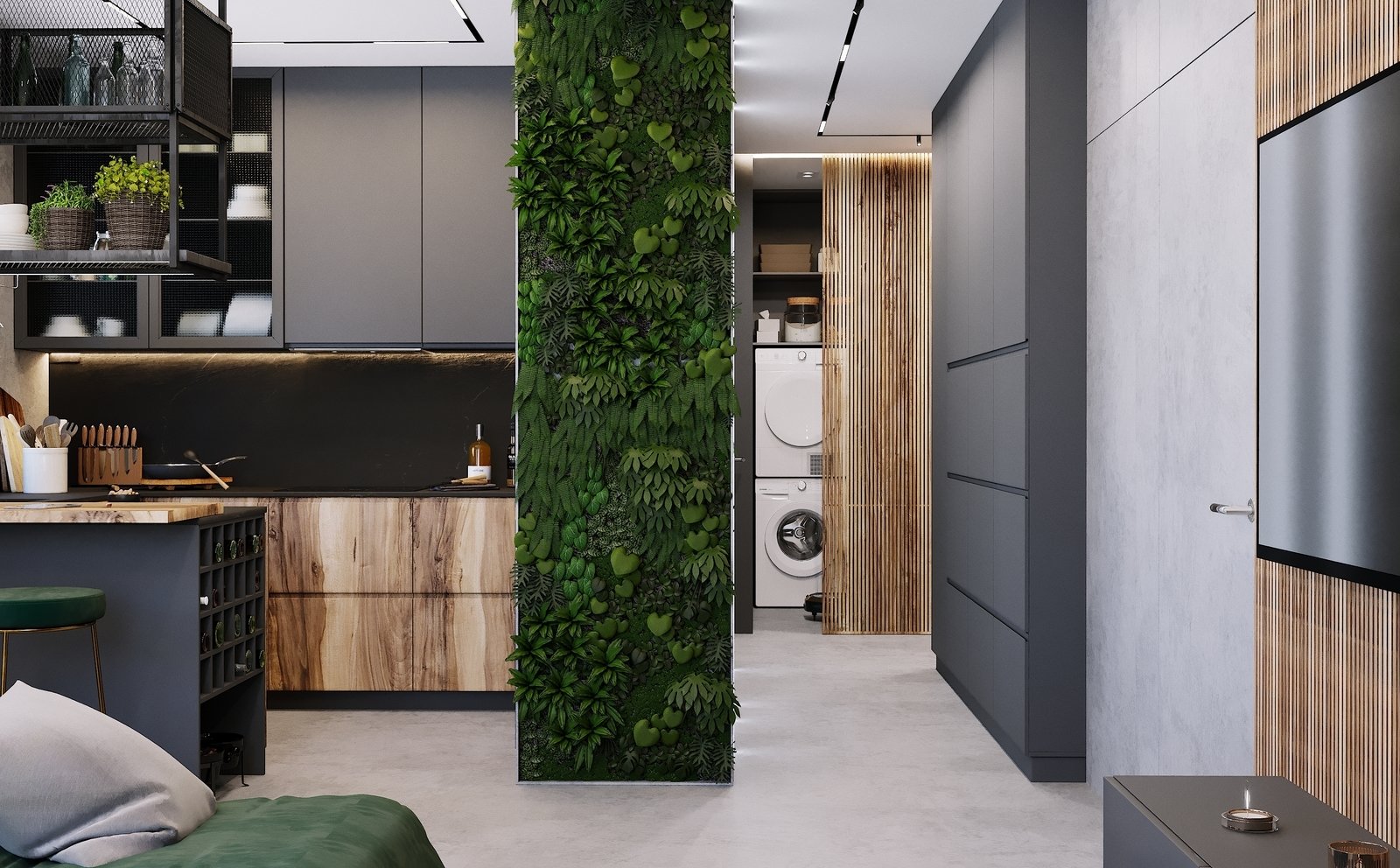 Фотография: Кухня и столовая в стиле Лофт, Современный, Квартира, Проект недели, Санкт-Петербург, 3 комнаты, 60-90 метров, Монолитно-кирпичный, Студия 20:18 – фото на INMYROOM Фотография: Кухня и столовая в стиле Лофт, Современный, Квартира, Проект недели, Санкт-Петербург, 3 комнаты, 60-90 метров, Монолитно-кирпичный, Студия 20:18 – фото на INMYROOM