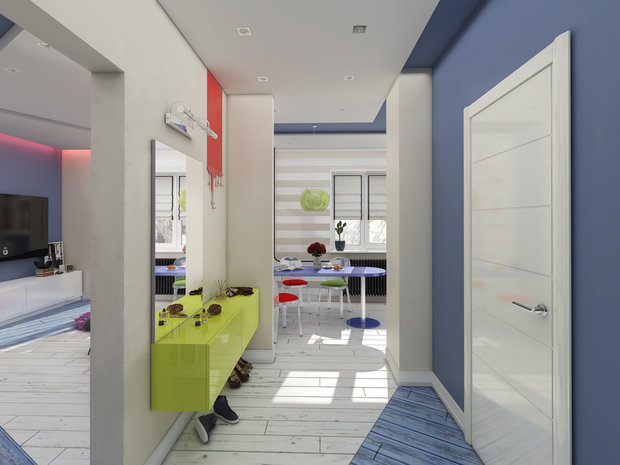 Фото из портфолио Квартира в стиле поп арт – фотографии дизайна интерьеров на INMYROOM