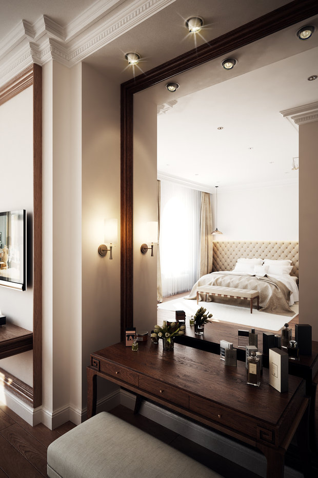 Фото из портфолио Американская классика в петербургском старом фонде – фотографии дизайна интерьеров на INMYROOM