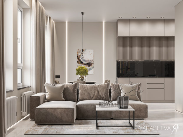 Фото из портфолио ЖК Fresh 92 м кв. – фотографии дизайна интерьеров на INMYROOM