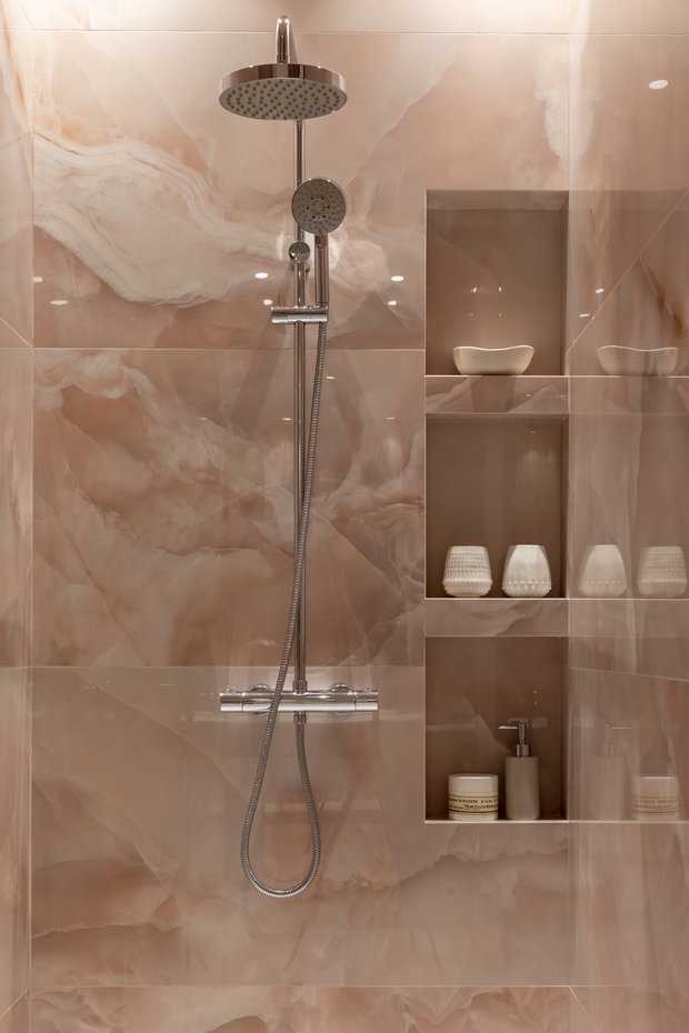 Фотография: Ванная в стиле Современный, Квартира, Проект недели, Москва, 2 комнаты, 40-60 метров, 60-90 метров, Анна Чеснокова – фото на INMYROOM