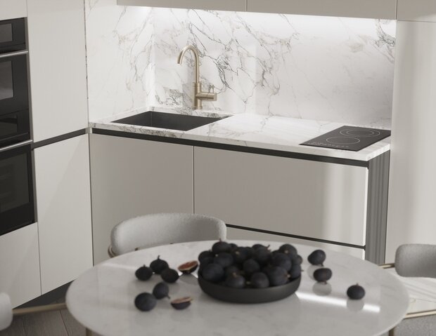 Фото из портфолио Дизайн интерьера квартиры в белом минимализме – фотографии дизайна интерьеров на INMYROOM