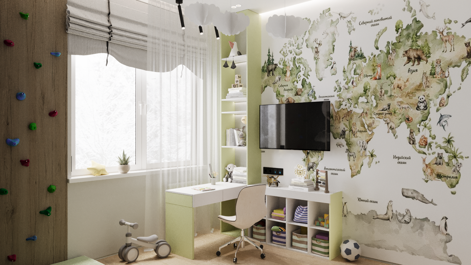 Фото из портфолио Комната будущего географа – фотографии дизайна интерьеров на INMYROOM Фото из портфолио Комната будущего географа – фотографии дизайна интерьеров на INMYROOM