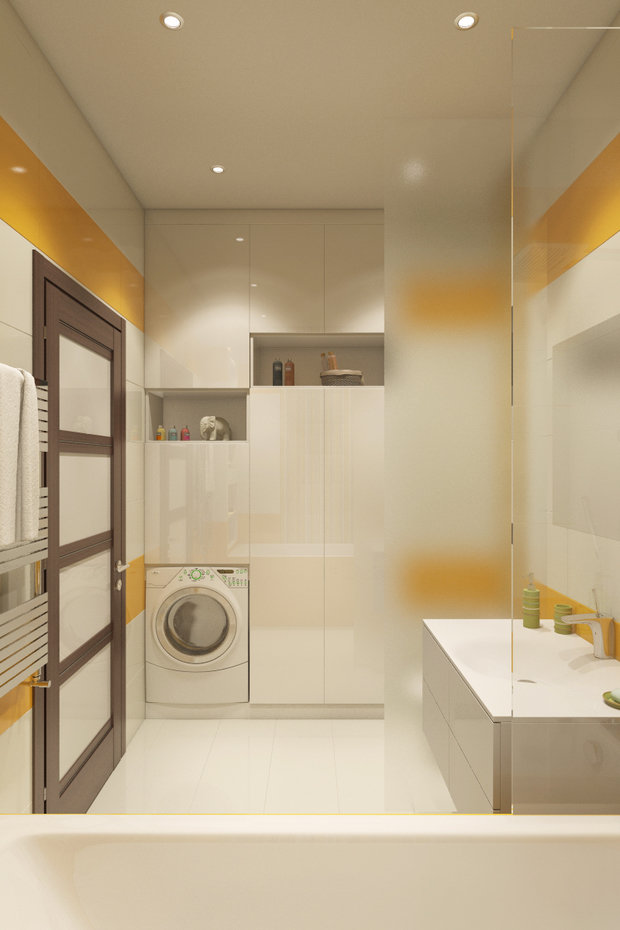 Фото из портфолио Мандариновый всплеск – фотографии дизайна интерьеров на INMYROOM