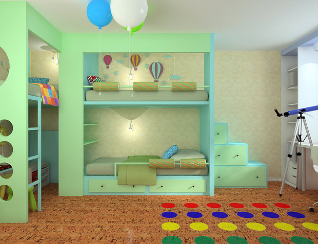 Фото из портфолио Лофт для молодой семьи с 3 детьми  – фотографии дизайна интерьеров на INMYROOM
