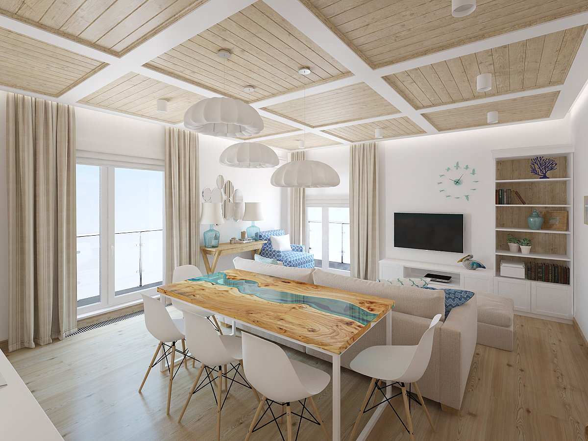 Фото из портфолио Квартира в г.Сочи, 97 кв.м. – фотографии дизайна интерьеров на INMYROOM Фото из портфолио Квартира в г.Сочи, 97 кв.м. – фотографии дизайна интерьеров на INMYROOM