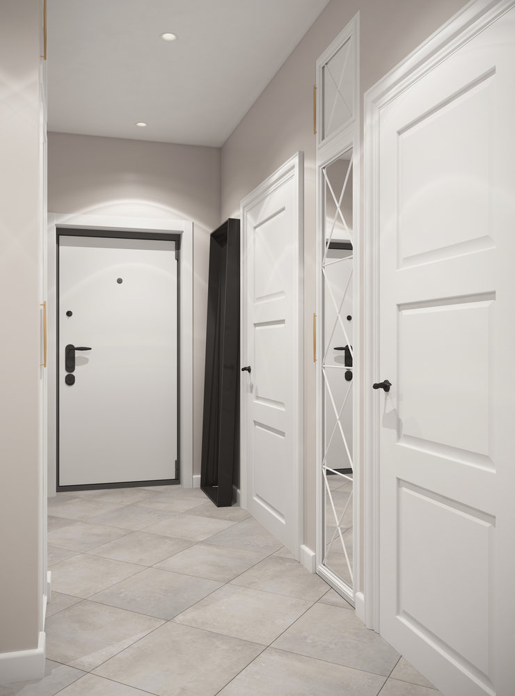 Фотография: Прихожая в стиле Современный, Эклектика, Квартира, Проект недели, Москва, 3 комнаты, 60-90 метров, Ксения Мезенцева – фото на INMYROOM Фотография: Прихожая в стиле Современный, Эклектика, Квартира, Проект недели, Москва, 3 комнаты, 60-90 метров, Ксения Мезенцева – фото на INMYROOM