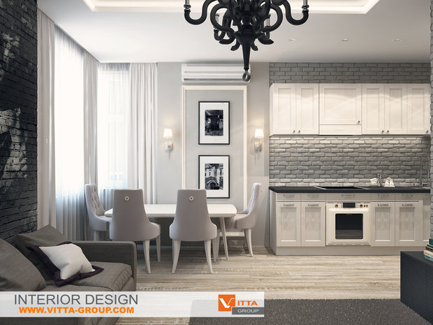Фото из портфолио Moscow city – фотографии дизайна интерьеров на INMYROOM