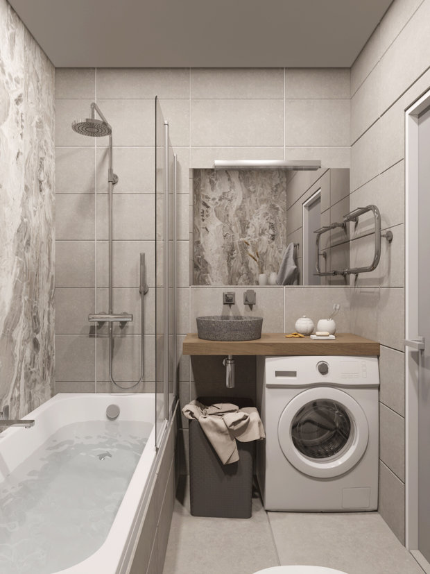 Фото из портфолио Апартаменты в ЖК Арт – фотографии дизайна интерьеров на INMYROOM
