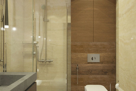 Дизайн интерьера Санузел в ЖК "флотилия" г.Москва