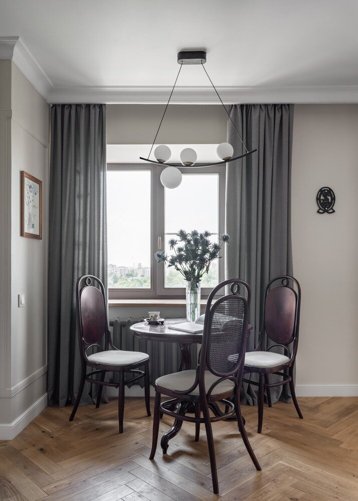 Фотография: Кухня и столовая в стиле Эклектика, Современный, Квартира, Проект недели, Санкт-Петербург, 2 комнаты, 40-60 метров, Material, Александра Матушкина – фото на INMYROOM Фотография: Кухня и столовая в стиле Эклектика, Современный, Квартира, Проект недели, Санкт-Петербург, 2 комнаты, 40-60 метров, Material, Александра Матушкина – фото на INMYROOM