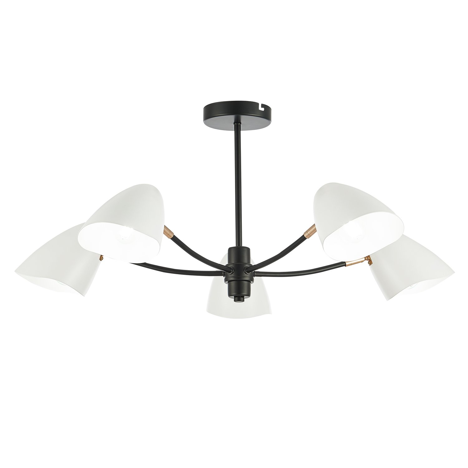  Люстра потолочная Satta с белыми плафонами    