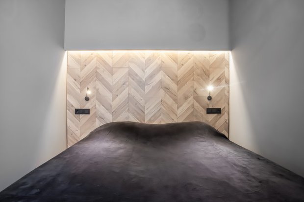 Фотография: Спальня в стиле Современный, Минимализм, Малогабаритная квартира, Квартира, Студия, Проект дня, Ростов-на-Дону, до 40 метров, Lanors, Юрий Луценко – фото на INMYROOM