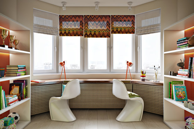 Фотография: Детская в стиле Минимализм, Лофт, Современный, Квартира, Проект недели, Московская область, П-44, Панельный дом, Переделкино Ближнее, Cultura-дизайн, 3 комнаты, 60-90 метров – фото на INMYROOM