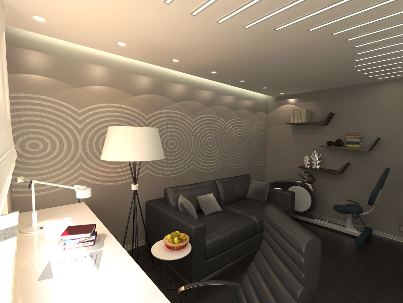 Фотография: Офис в стиле Современный, Малогабаритная квартира, Квартира, Дома и квартиры – фото на INMYROOM Фотография: Офис в стиле Современный, Малогабаритная квартира, Квартира, Дома и квартиры – фото на INMYROOM