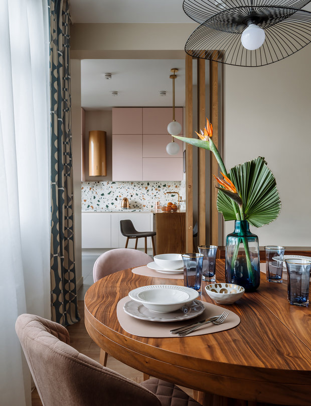 Фотография: Кухня и столовая в стиле Современный, Квартира, Проект недели, Москва, 4 и больше, Более 90 метров, SOVA Interiors – фото на INMYROOM