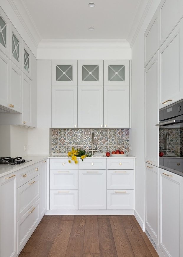 Фотография: Кухня и столовая в стиле Прованс и Кантри, Современный, Квартира, Проект недели, Калининград, 1 комната, 40-60 метров, Алена Николаева, Винтажный – фото на INMYROOM