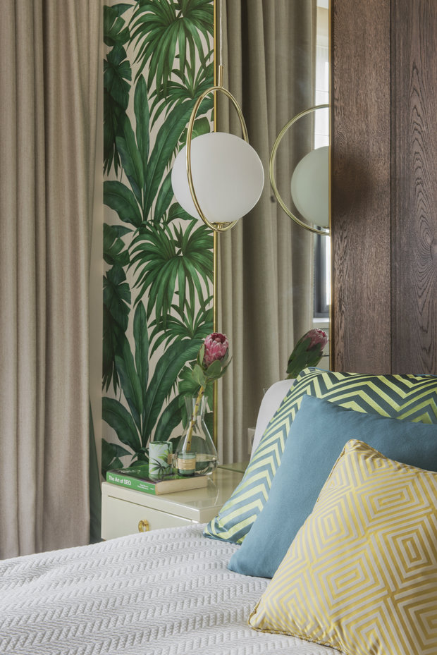 Фотография: Спальня в стиле Современный, Квартира, Проект недели, Москва, Монолитный дом, 2 комнаты, 60-90 метров, Anddesign, Александра Дашкевич, ПРЕМИЯ INMYROOM – фото на INMYROOM