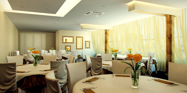 Фото из портфолио Банкетный зал "Шаляпин" – фотографии дизайна интерьеров на INMYROOM