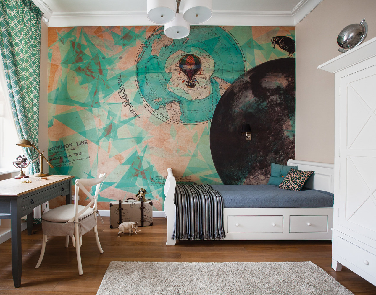 Фотография: Детская в стиле Прованс и Кантри, Эклектика, Квартира, Дома и квартиры, Надя Зотова – фото на INMYROOM Фотография: Детская в стиле Прованс и Кантри, Эклектика, Квартира, Дома и квартиры, Надя Зотова – фото на INMYROOM