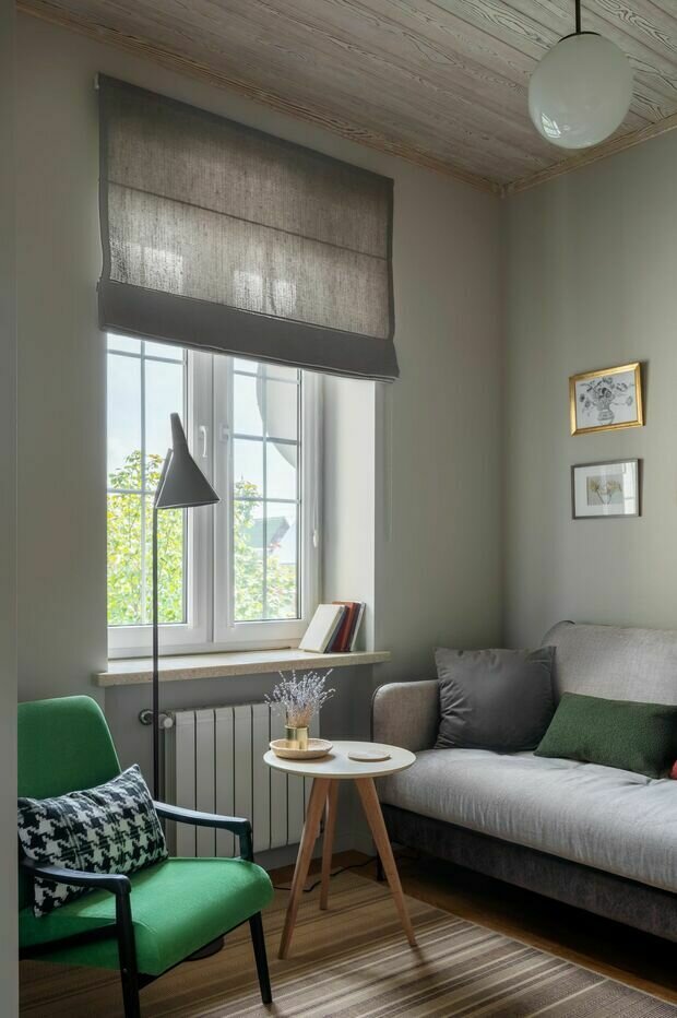 Фотография: Кабинет в стиле Современный, Проект дня, Дача, Подмосковье, Дом и дача, Кирпичный дом, 4 и больше, Более 90 метров, Елизавета Матвейко – фото на INMYROOM