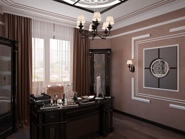 Фото из портфолио Кабинет – фотографии дизайна интерьеров на INMYROOM