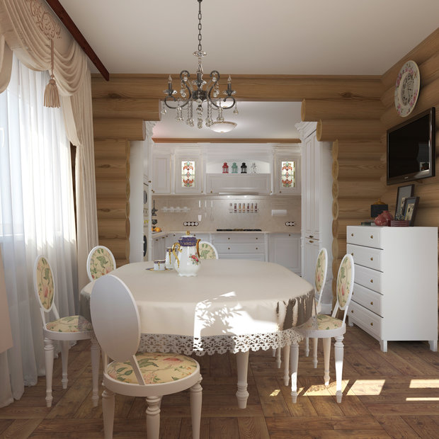 Фото из портфолио Дом пос. Удальцово. Ленинградская область – фотографии дизайна интерьеров на INMYROOM