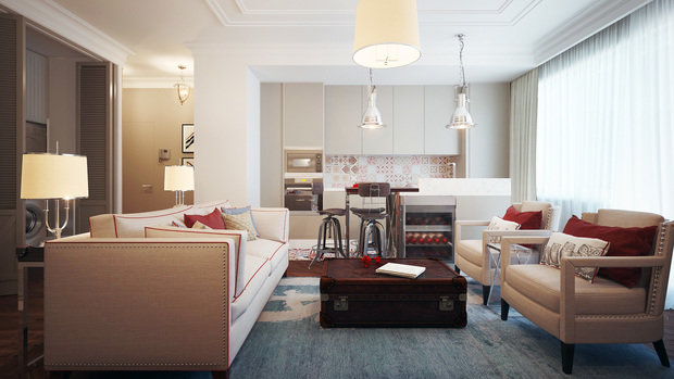 Фото из портфолио Квартира Skandi Klubb – фотографии дизайна интерьеров на INMYROOM