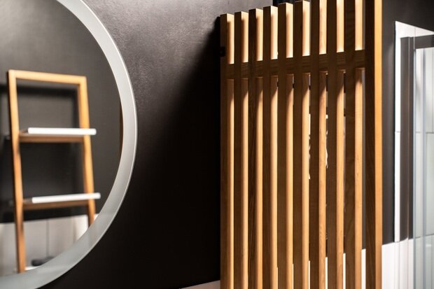 Фотография: Ванная в стиле Скандинавский, Современный, Проект дня, Дача, Дом и дача, Московская область, Михаил Новинский, 3 комнаты, 40-60 метров, 60-90 метров, скандинавский с элементами минимализма – фото на INMYROOM