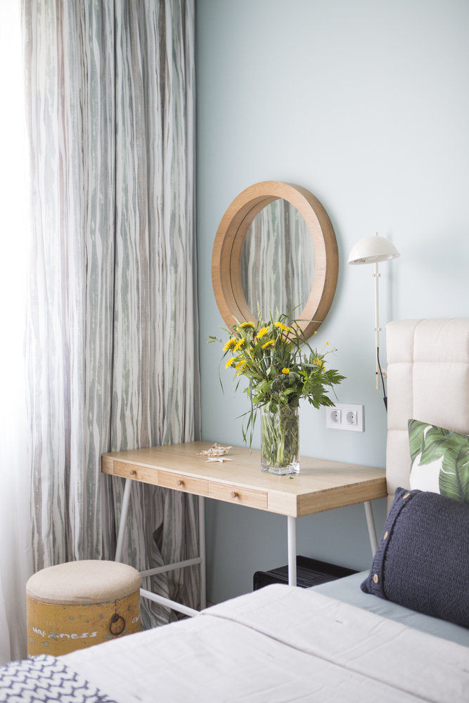 Фотография: Спальня в стиле Скандинавский, Современный, Квартира, Проект недели, Мария Шумская, Московская область, Монолитный дом, 2 комнаты, 40-60 метров, Анна Явишкина, Sweet Home – фото на INMYROOM Фотография: Спальня в стиле Скандинавский, Современный, Квартира, Проект недели, Мария Шумская, Московская область, Монолитный дом, 2 комнаты, 40-60 метров, Анна Явишкина, Sweet Home – фото на INMYROOM