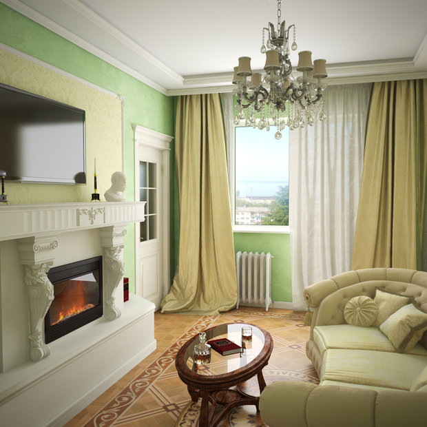 Фото из портфолио 4 -я квартира г.Адлер – фотографии дизайна интерьеров на INMYROOM