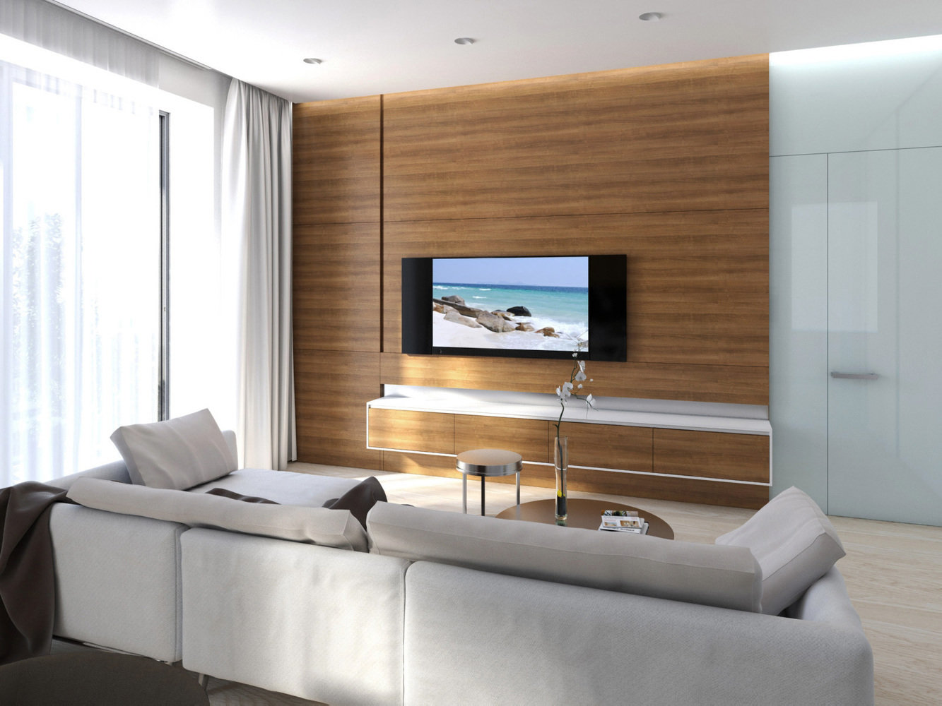 Фотография: Гостиная в стиле Современный, Минимализм, Квартира, Проект недели, Санкт-Петербург, Эко, 3 комнаты, 60-90 метров, Монолитно-кирпичный, Background, ЖК «Жемчужный Фрегат» – фото на INMYROOM Фотография: Гостиная в стиле Современный, Минимализм, Квартира, Проект недели, Санкт-Петербург, Эко, 3 комнаты, 60-90 метров, Монолитно-кирпичный, Background, ЖК «Жемчужный Фрегат» – фото на INMYROOM