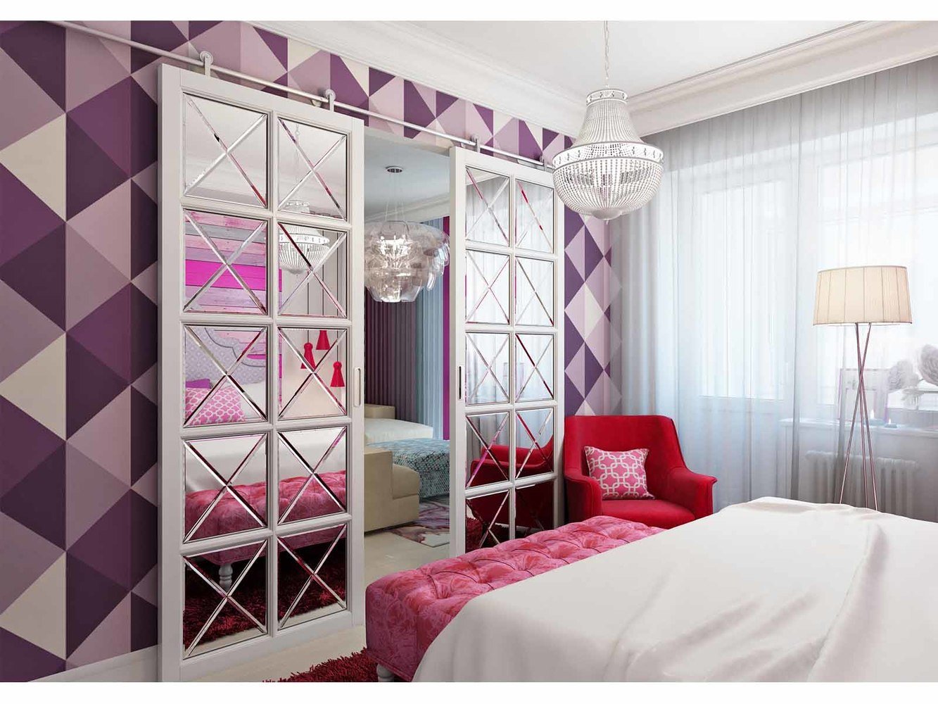 Фото из портфолио "Клубника, пионы и седьмое небо". Проект квартиры 105 кв.м. – фотографии дизайна интерьеров на INMYROOM Фото из портфолио "Клубника, пионы и седьмое небо". Проект квартиры 105 кв.м. – фотографии дизайна интерьеров на INMYROOM