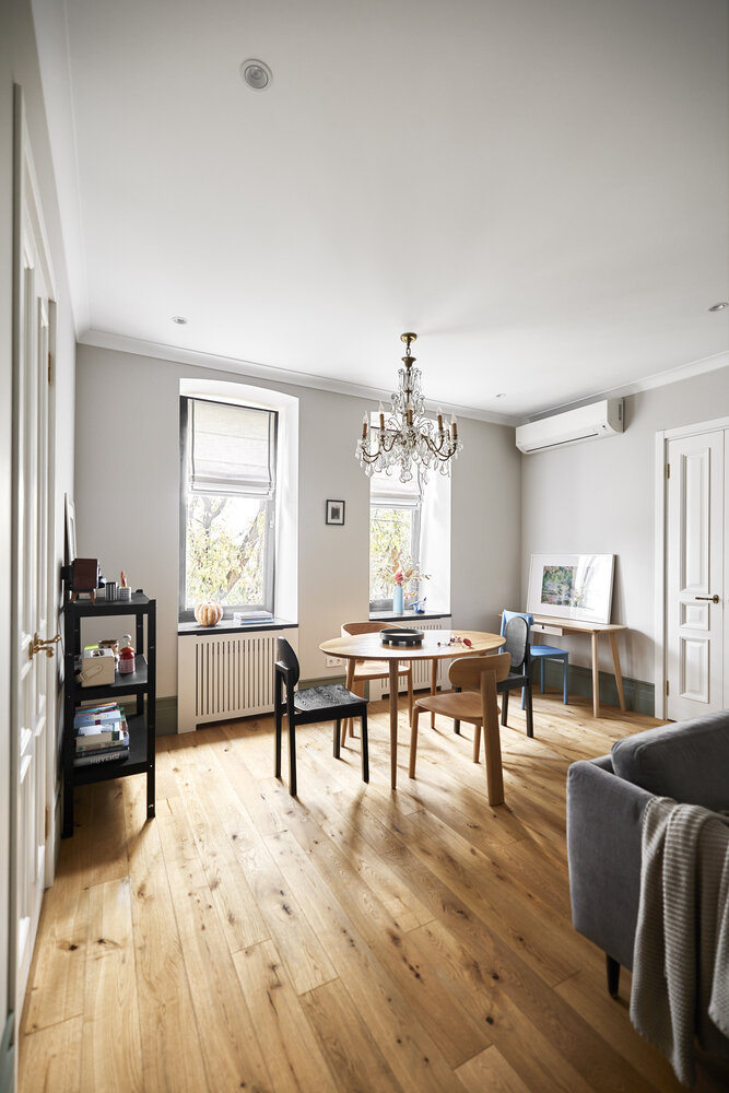 Фотография: Кухня и столовая в стиле Современный, Минимализм, Квартира, Проект недели, Санкт-Петербург, Кирпичный дом, 3 комнаты, 60-90 метров, DSGN HUB, Винтажный – фото на INMYROOM Фотография: Кухня и столовая в стиле Современный, Минимализм, Квартира, Проект недели, Санкт-Петербург, Кирпичный дом, 3 комнаты, 60-90 метров, DSGN HUB, Винтажный – фото на INMYROOM