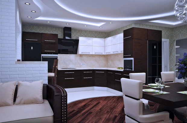 Фото из портфолио 2-х ком. кв. г. Краснодар – фотографии дизайна интерьеров на INMYROOM