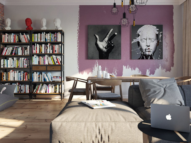 Фотография: Гостиная в стиле Лофт – фото на INMYROOM