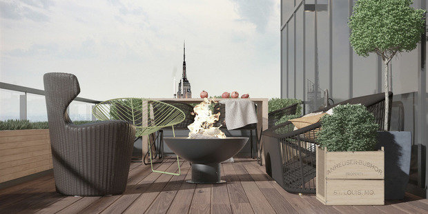 Фото из портфолио Апартаменты Natural Colors – фотографии дизайна интерьеров на INMYROOM