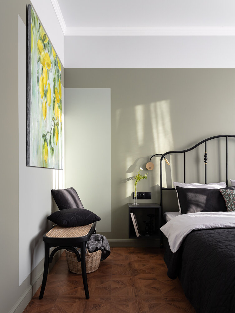 Фотография: Спальня в стиле Современный, Эклектика, Квартира, Проект недели, Челябинск, Монолитный дом, 2 комнаты, 40-60 метров, Наталья Шостак – фото на INMYROOM Фотография: Спальня в стиле Современный, Эклектика, Квартира, Проект недели, Челябинск, Монолитный дом, 2 комнаты, 40-60 метров, Наталья Шостак – фото на INMYROOM