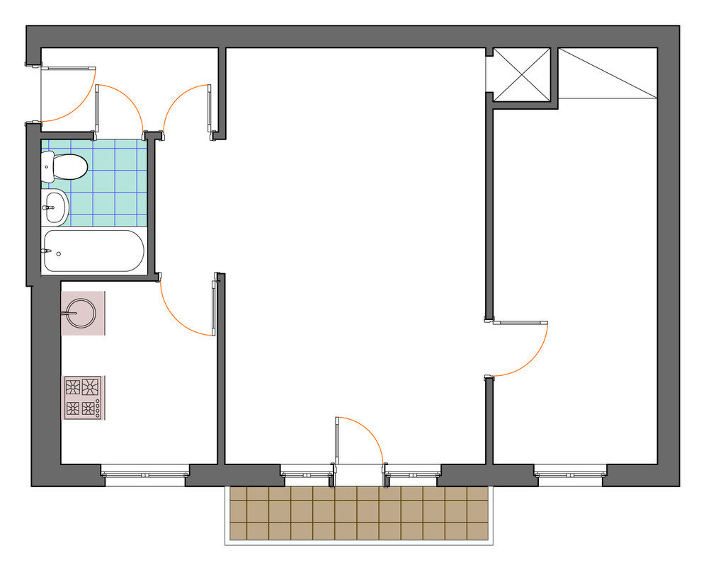 Фотография: Планировки в стиле , Квартира, Россия, Проект недели, Новая Москва, Максим Ковалевский, переделка хрущевки, как обустроить двухкомнатную квартиру в хрущевки, как из типовой квартиры сделать студию, ремонт хрущевки, видео, Хрущевка – фото на INMYROOM Фотография: Планировки в стиле , Квартира, Россия, Проект недели, Новая Москва, Максим Ковалевский, переделка хрущевки, как обустроить двухкомнатную квартиру в хрущевки, как из типовой квартиры сделать студию, ремонт хрущевки, видео, Хрущевка – фото на INMYROOM