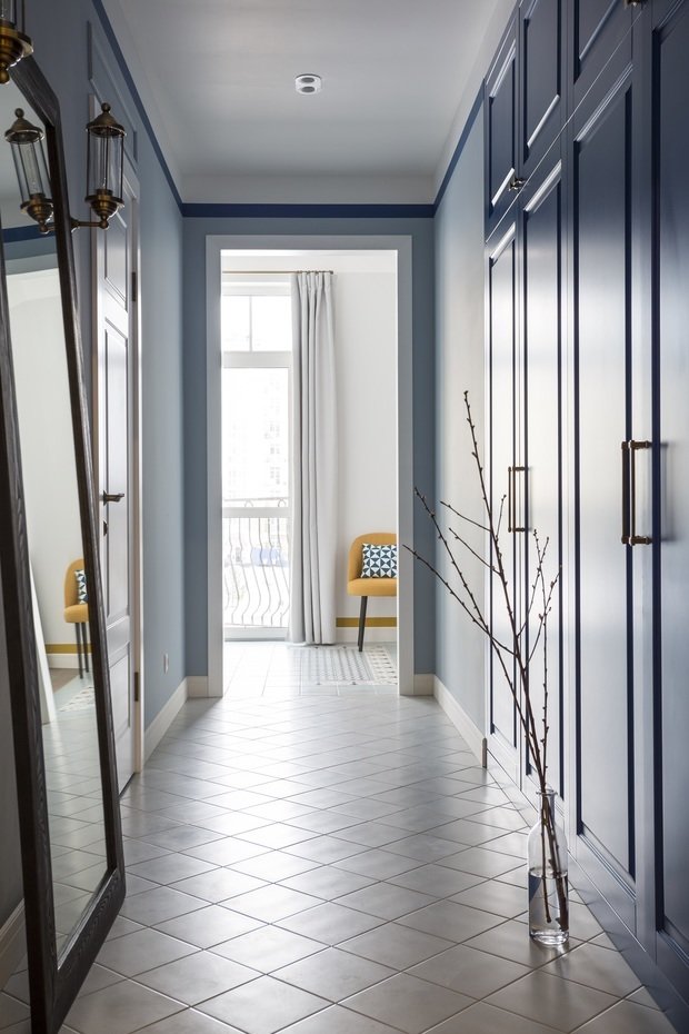 Фотография: Прихожая в стиле Минимализм, Эклектика, Квартира, Проект недели, Подмосковье, Красногорск, Московская область, Ольга Шаповалова, 2 комнаты, 40-60 метров, Монолитно-кирпичный – фото на INMYROOM