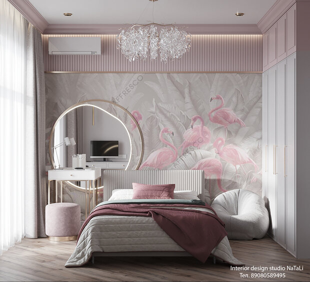 Фото из портфолио Комната для девочки в розовых оттенках. Дизайн проект квартиры в ЖК Ньютон – фотографии дизайна интерьеров на INMYROOM