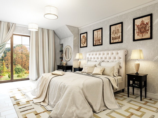 Фото из портфолио Дизайн спальни в классическом стиле  – фотографии дизайна интерьеров на INMYROOM