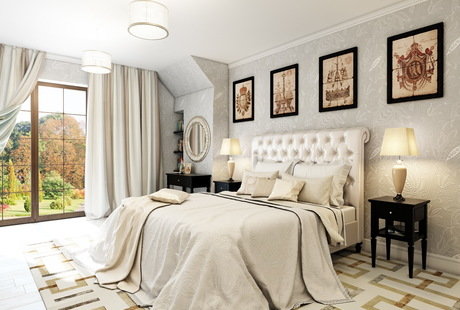 Дизайн спальни в классическом стиле 