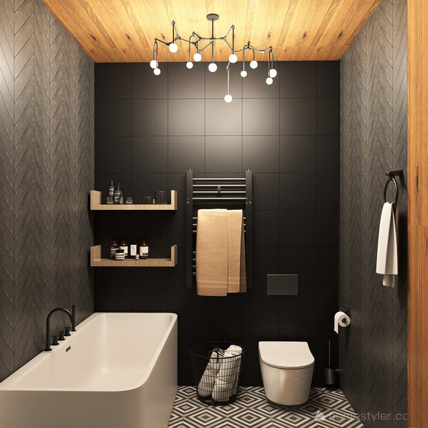 Фото из портфолио Мужской лофт – фотографии дизайна интерьеров на INMYROOM