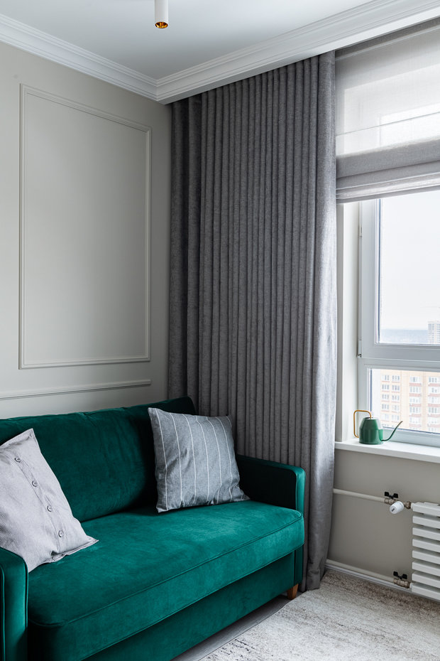 Фотография: Кабинет в стиле Современный, Классический, Квартира, Проект недели, Москва, 4 и больше, Более 90 метров, Анна Шаповалова – фото на INMYROOM