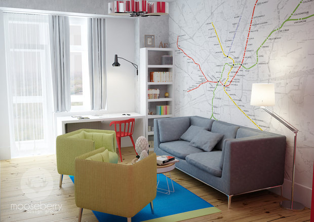 Фото из портфолио Scandinavian loft – фотографии дизайна интерьеров на INMYROOM