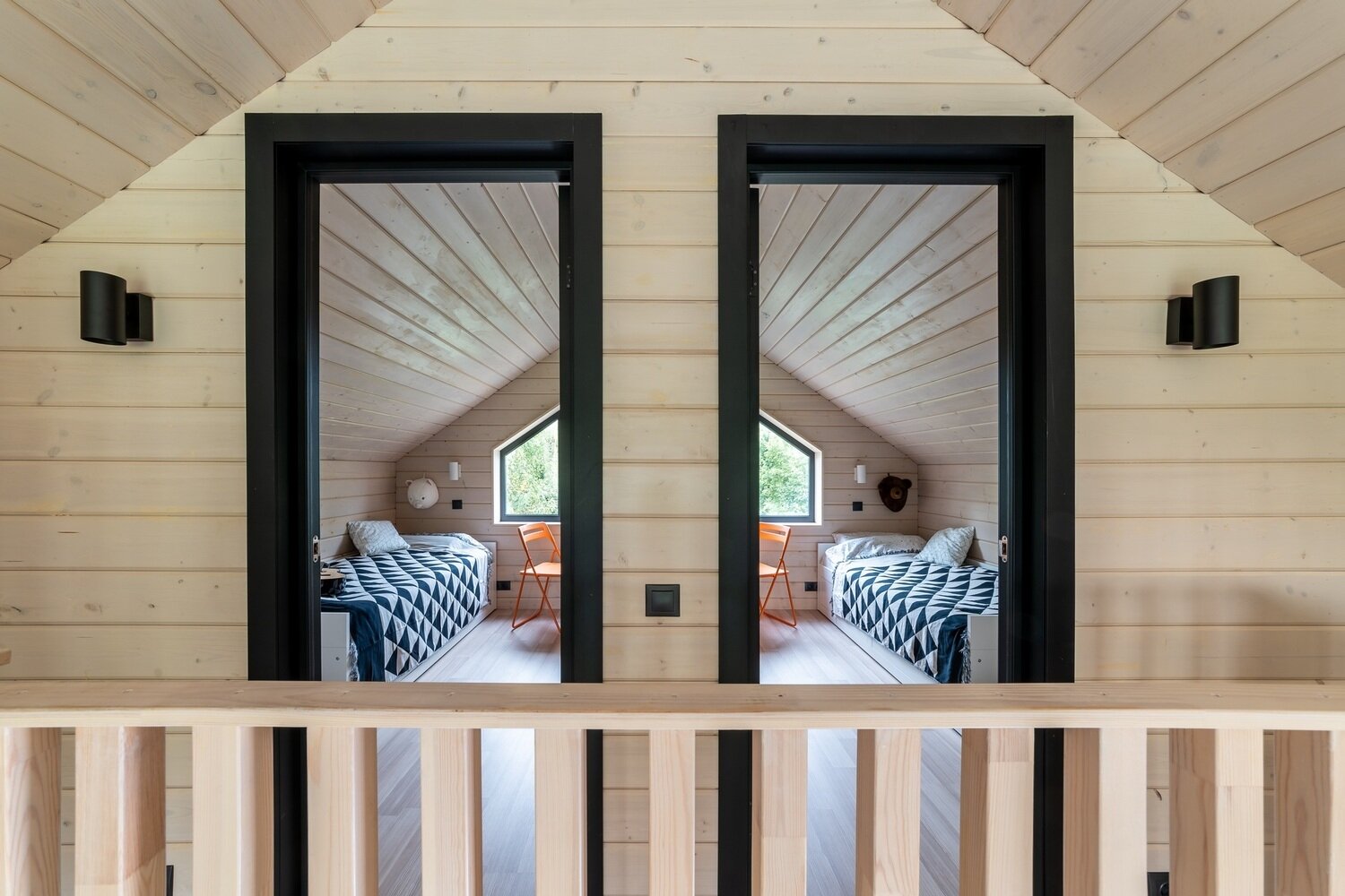 Фотография: Детская в стиле Современный, Проект дня, Дача, Дом и дача, Московская область, Михаил Новинский, 3 комнаты, 40-60 метров, 60-90 метров, скандинавский с элементами минимализма – фото на INMYROOM