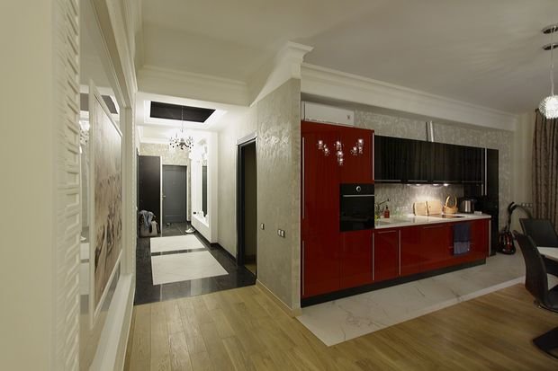 Фото из портфолио Яркий фьюжн у Живописного моста  – фотографии дизайна интерьеров на INMYROOM