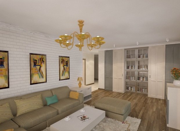 Фото из портфолио Квартира в ЖК "Золотой век" – фотографии дизайна интерьеров на INMYROOM