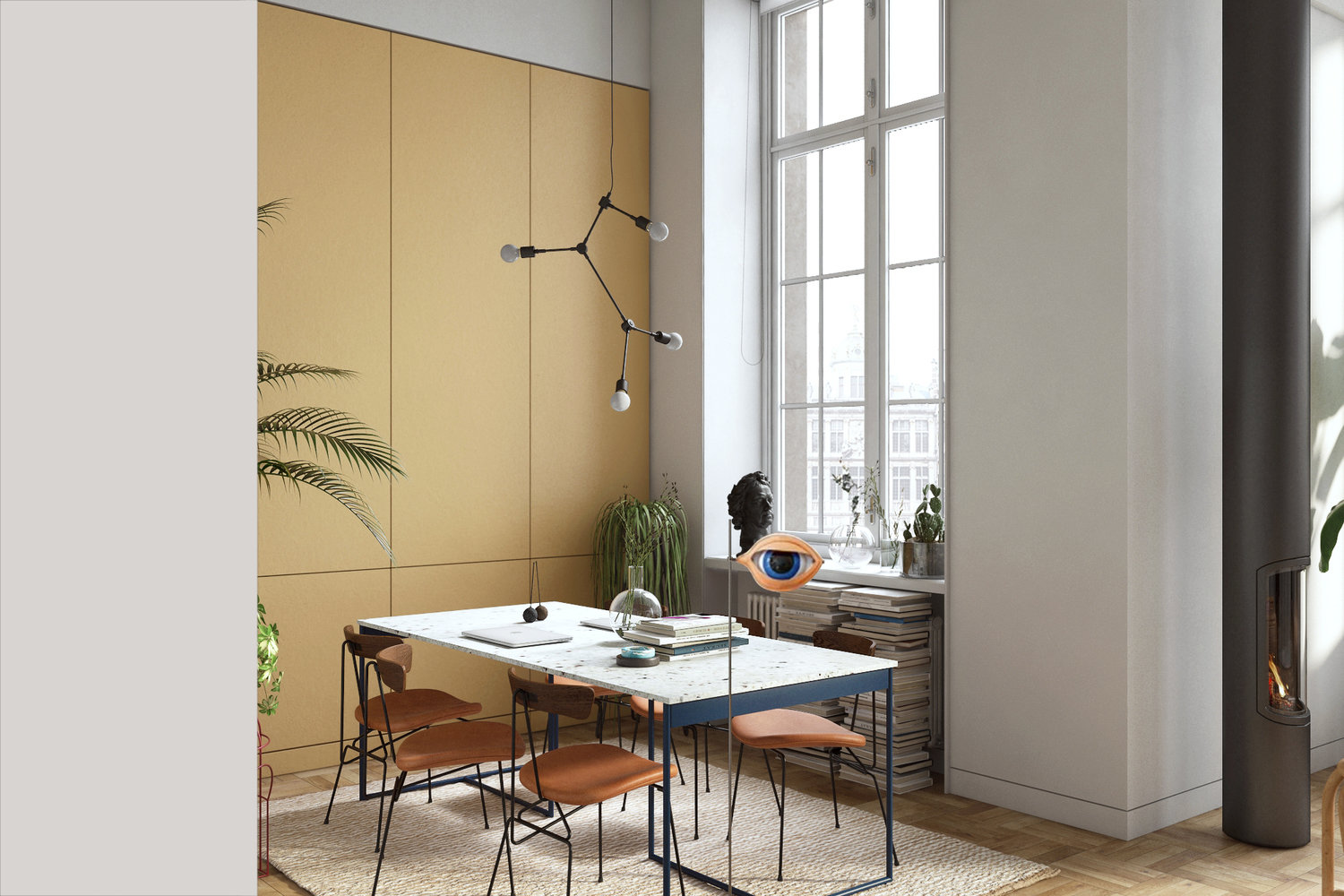 Фотография: Кухня и столовая в стиле Современный, Эклектика, Квартира, Студия, Проект недели, Лондон, 1 комната, 40-60 метров, Полина Казакова – фото на INMYROOM Фотография: Кухня и столовая в стиле Современный, Эклектика, Квартира, Студия, Проект недели, Лондон, 1 комната, 40-60 метров, Полина Казакова – фото на INMYROOM